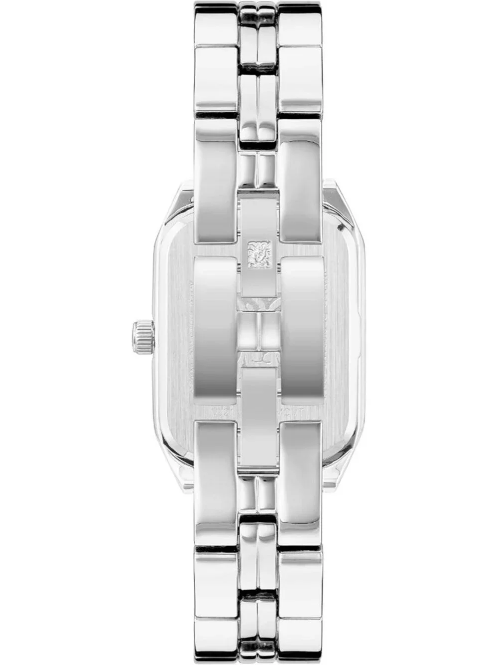 Anne Klein Women All Silver Analog Quartz Roman Numeral Octagonal Bracelet Watch